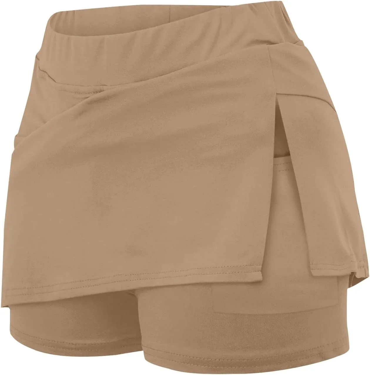 Skorts for Women with Pockets High Waist Tummy Control Women's Yoga Shorts Dressy Casual Athletic Tennis Mini Skirts