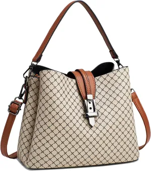 Small Fashion Crossbody Bucket Purses for Women with Shoulder Strap and Top Handle