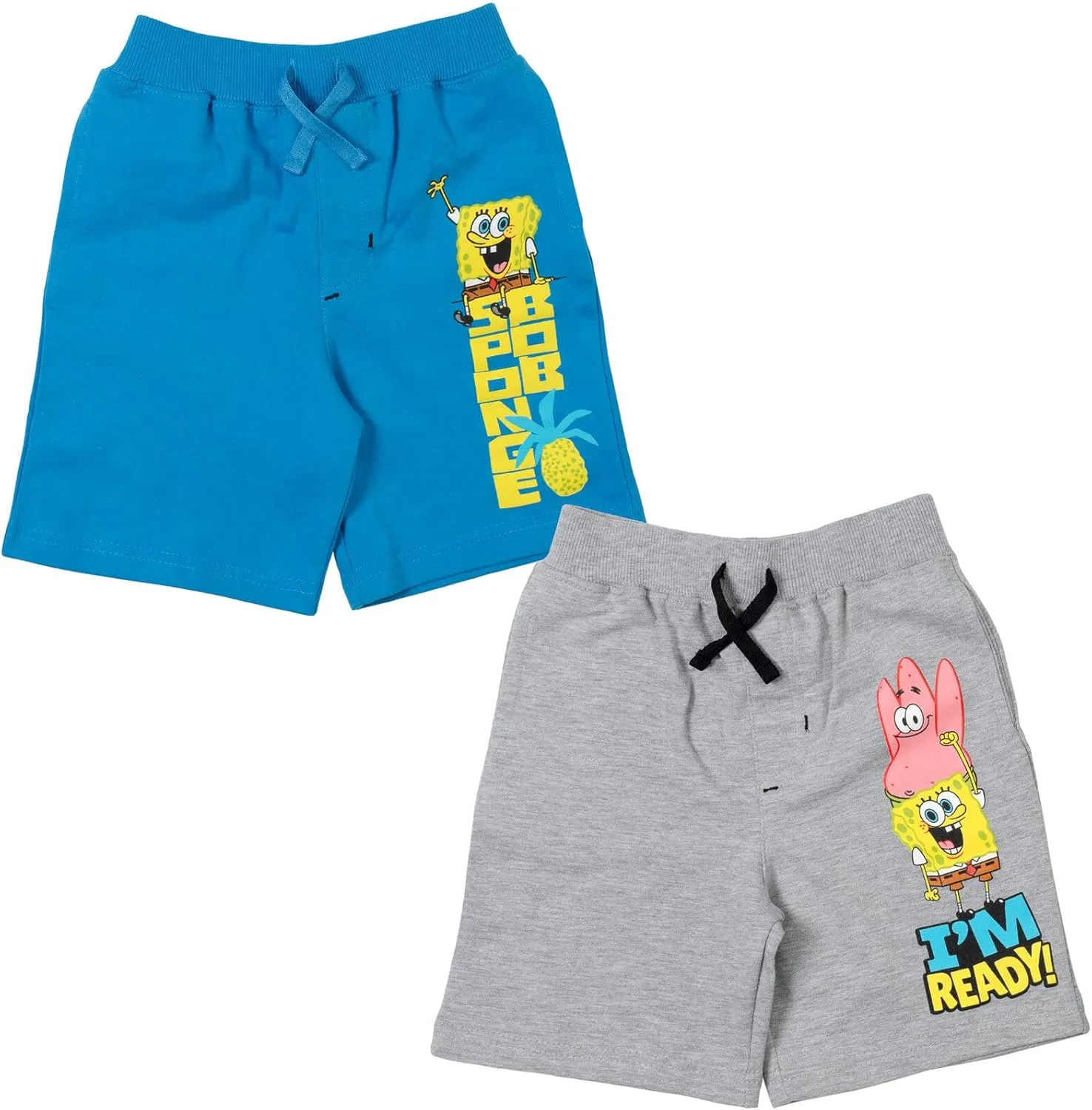 SpongeBob SquarePants French Terry 2 Pack Shorts