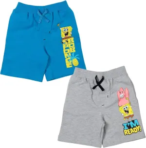 SpongeBob SquarePants French Terry 2 Pack Shorts