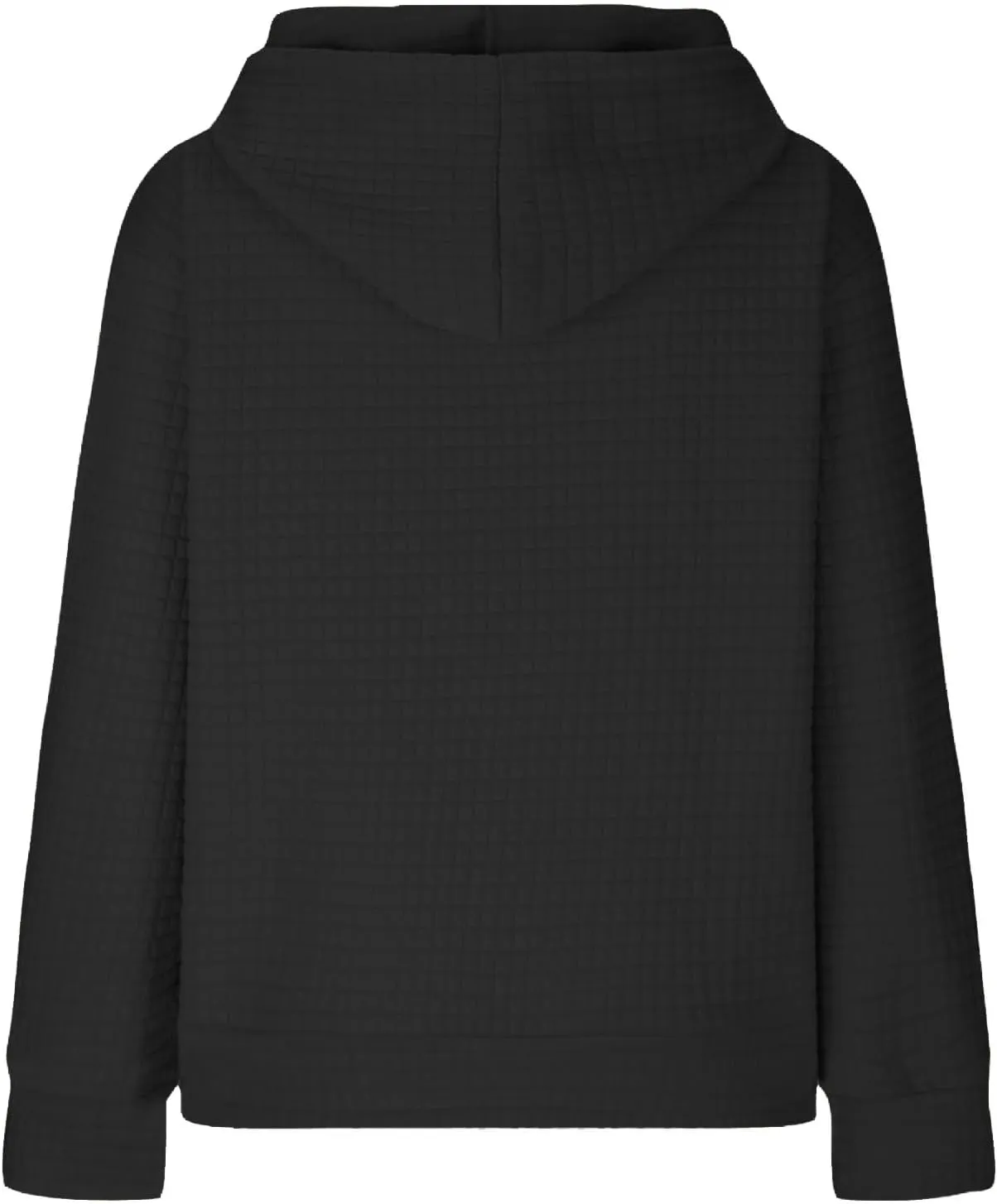 Stessotudo Womens Waffle Knit Hoodies Casual Long Sleeve Cute Football Print Sweatshirts Drawstring Trendy Pullover Tops 2023