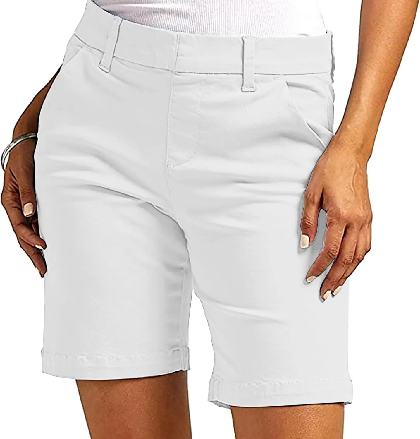 Suit Shorts for Women Stretchy Dressy Casual High Waisted Lounge Short Pants with Pockets Comfy Elagant Work Outfits