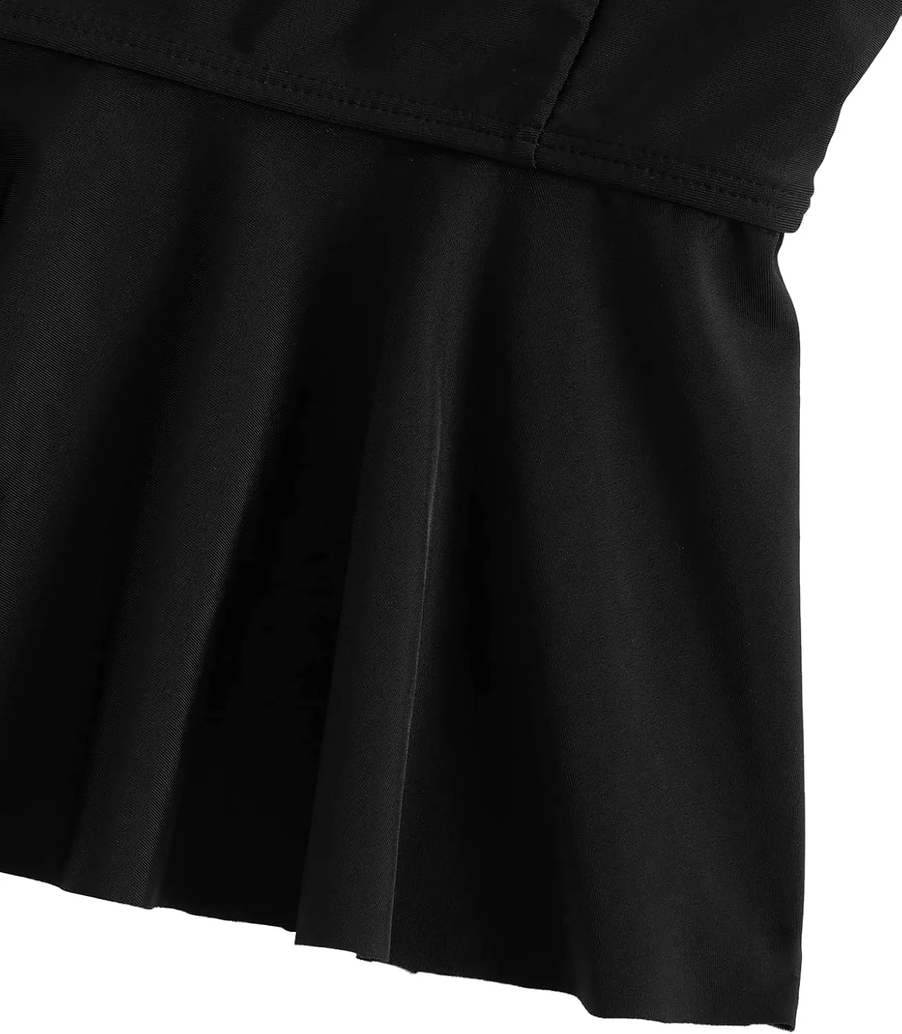 SweatyRocks Women's Ruffle Bikini Swimsuit Top Detachable Spaghetti Straps Bathing Suit Peplum Tops