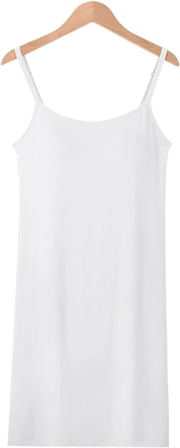 Tank Top with Built in Bra for Women Sleeveless Strappy Summer Cropped Camisole Yoga Tops Workout Sports Padded Cami Clothes