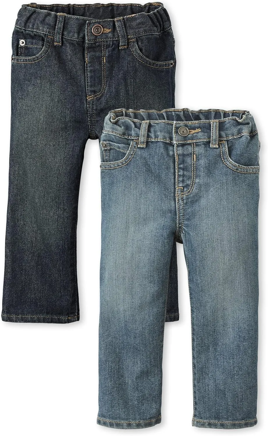 The Children's Place Baby Boys and Toddler Multipack Basic Bootcut Jeans