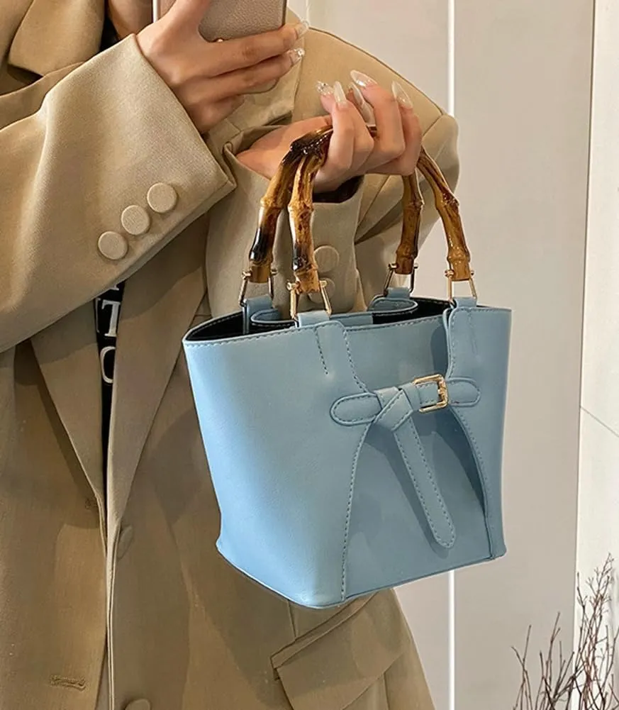 Top Handle Shoulder Crossbody Bag Elegant Bucket Bag Satchel Purse for Travel 2025