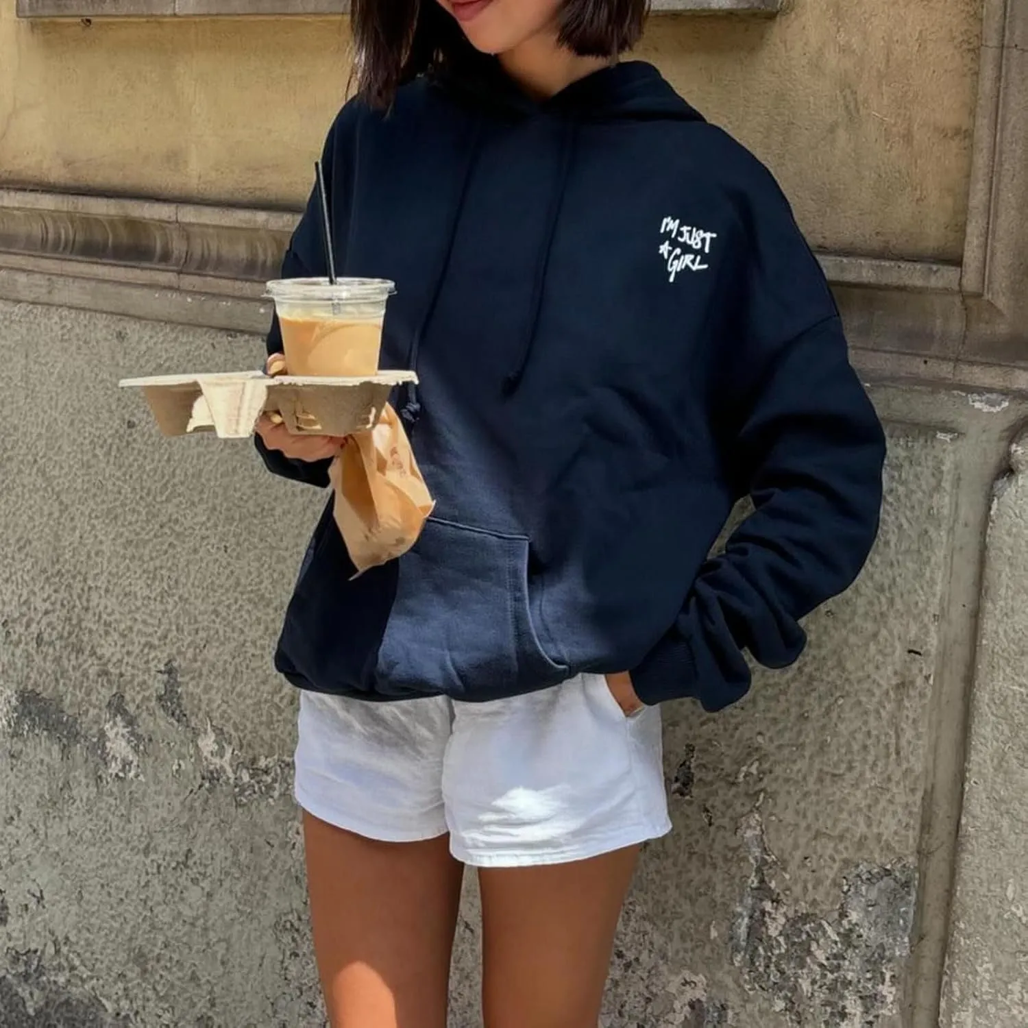 Women Graphic Hoodie Sweatshirt Y2K Fairy Grunge Loose Oversized Long Sleeve Hooded Pullover Fall Winter Streetwear
