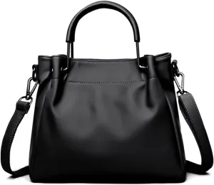 Women Purse and Handbag Soft Leather Shoulder Bag Ladies Work Top Handle Satchel