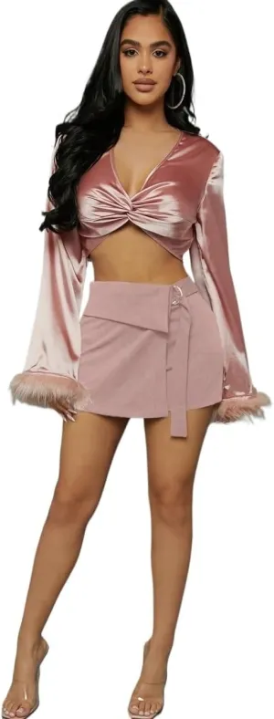 Women's 2025 Casual Plain Shorts Casual Skort
