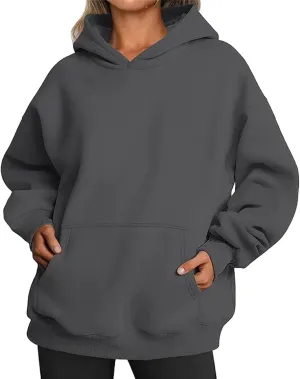 Women's Hooded Sweatshirt Oversized Hoodies Fleece Sweatshirts Long Sleeve Sweaters Pullover