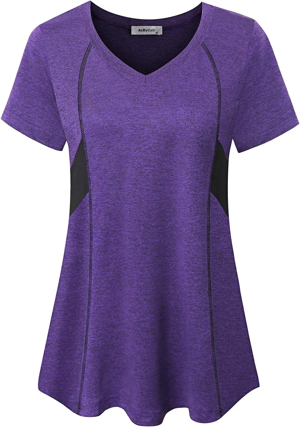 Womens Short Sleeve Tops Workout Athletic Sports Yoga Shirts