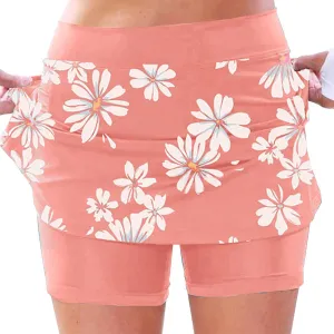 Womens Summer Tennis Skirts with Shorts Underneath, Pickleball, Athletic, Workout and Golf Skorts with Pockets