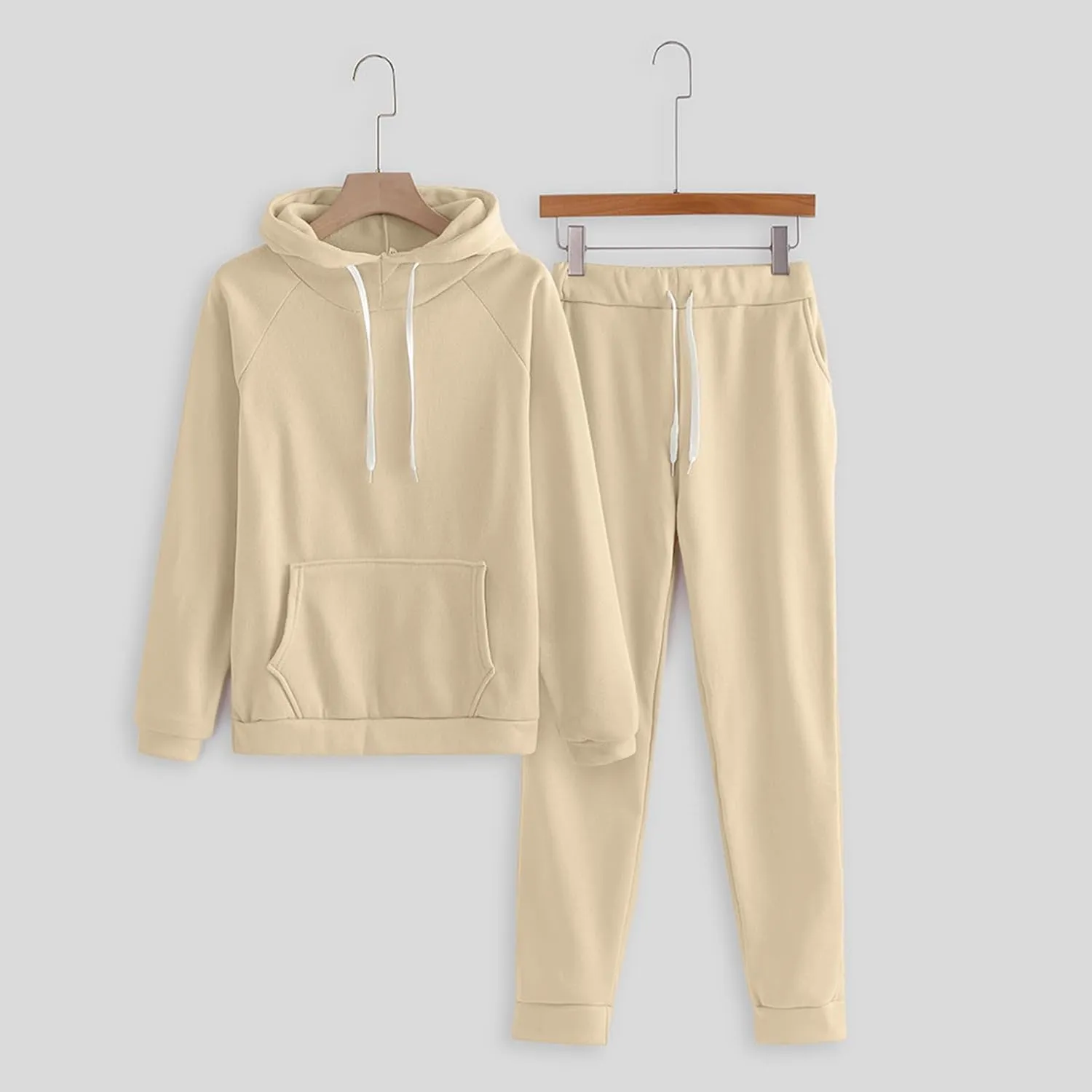 Womens Two Piece Lounge Sets Long Sleeve V Neck Elastic Waist Button Down Sweatshirts with