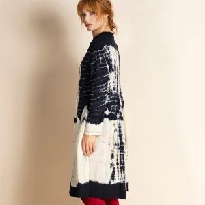 wool jersey monastic coat