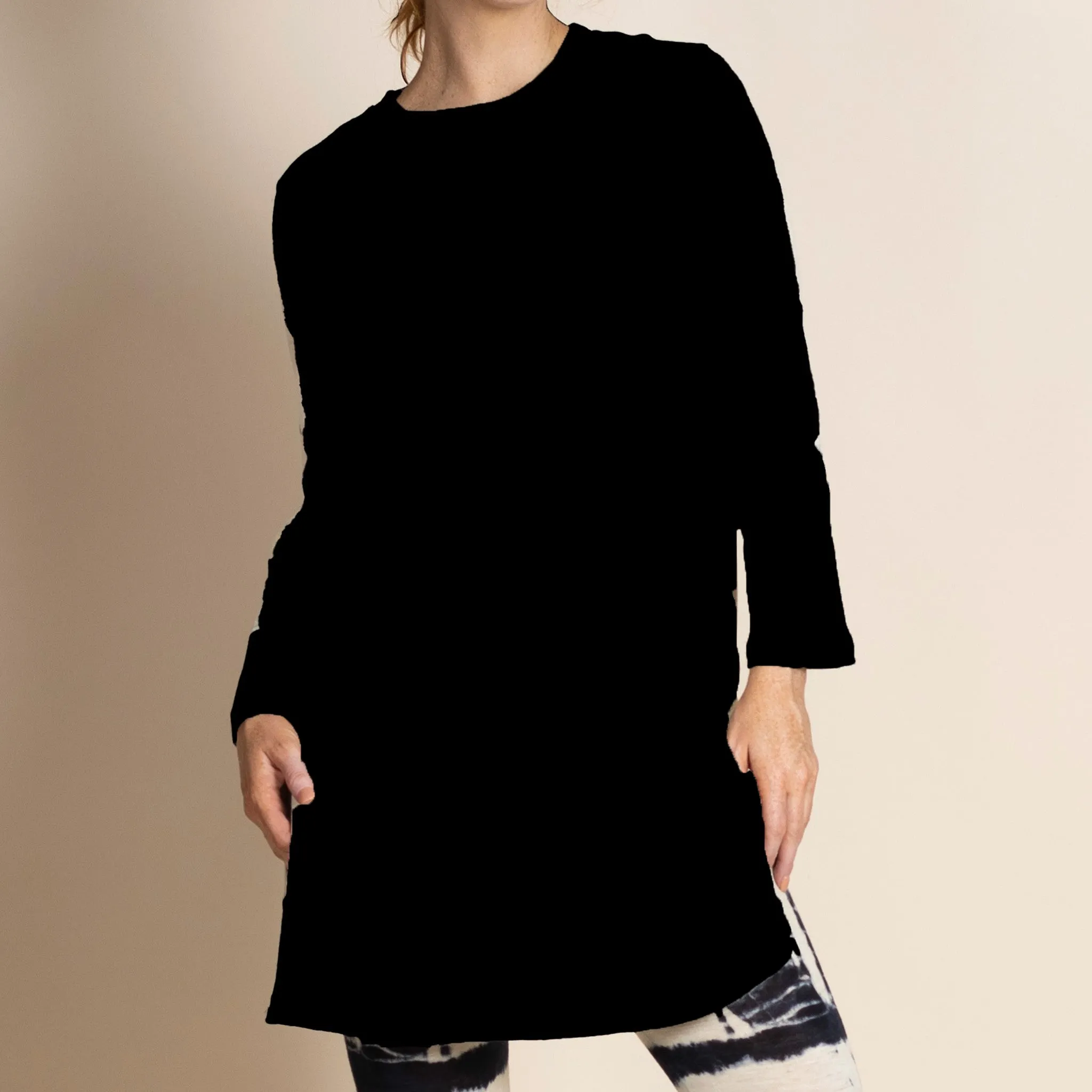wool jersey nehru tunic