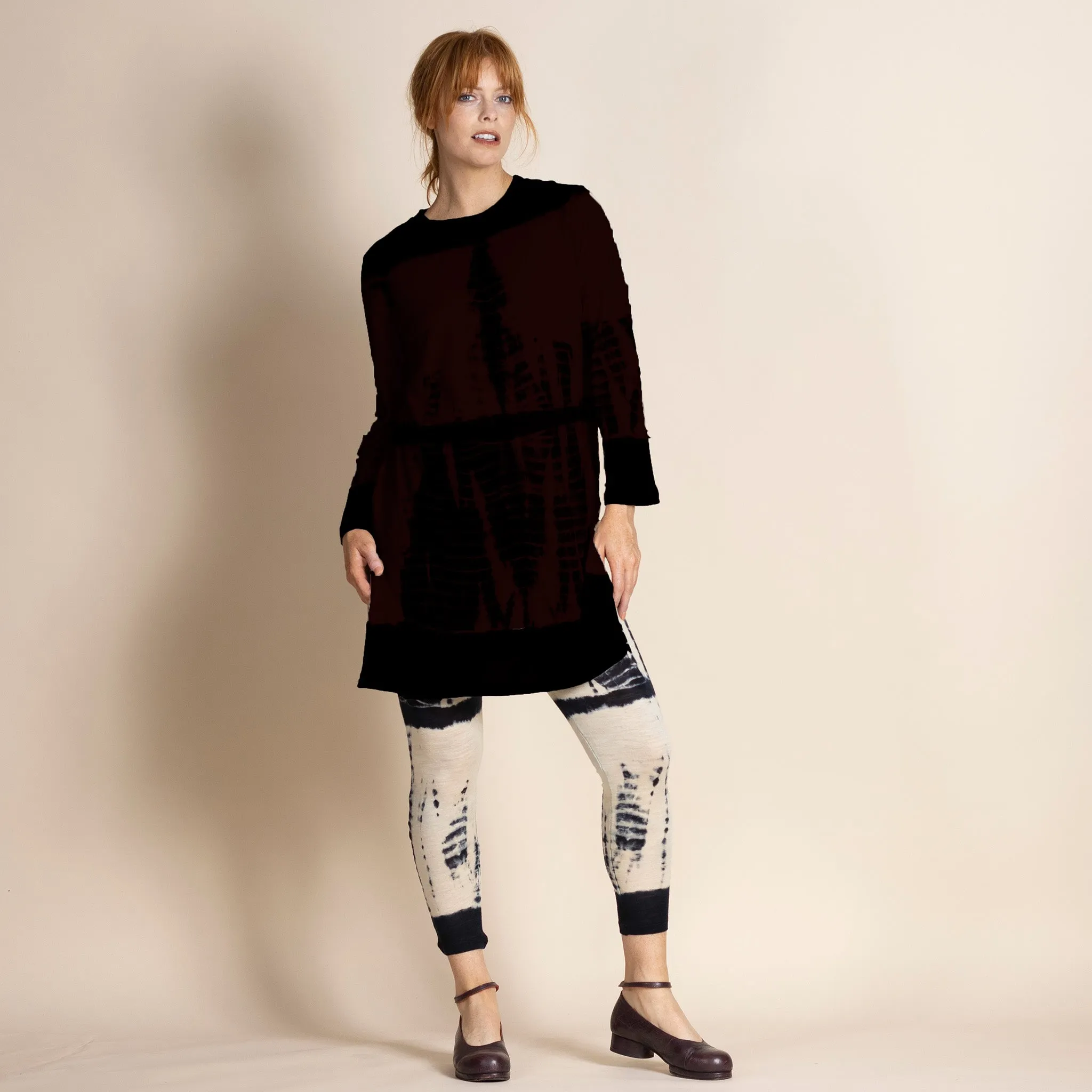 wool jersey nehru tunic