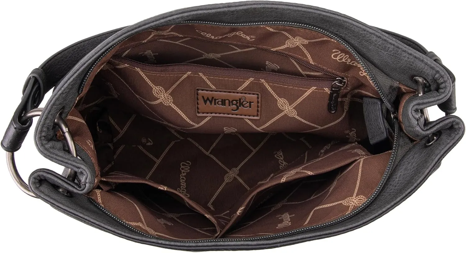 Wrangler Hobo Bags for Women Vegan Leather Top Handle Shoulder Purses and Handbags