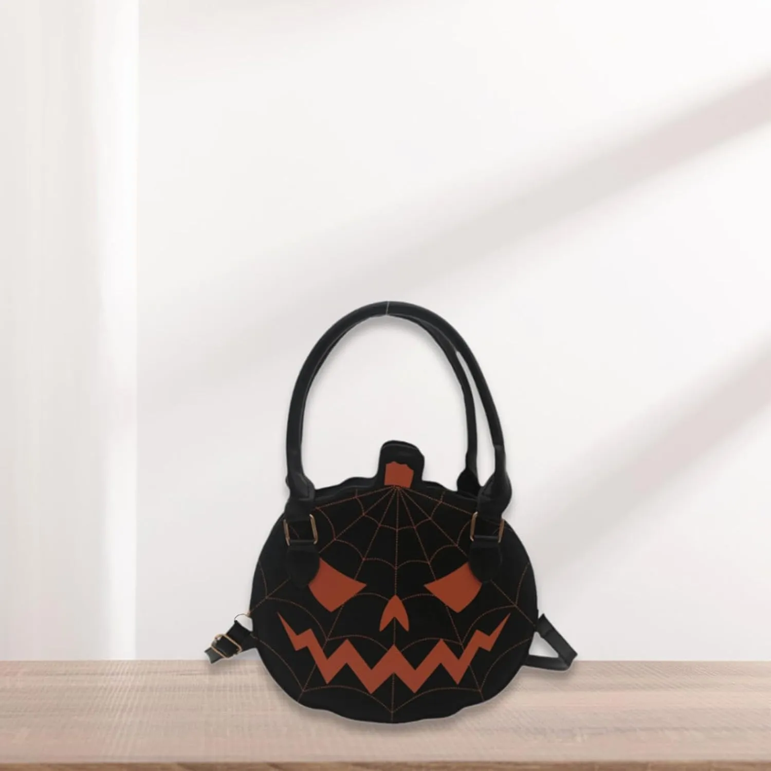 Yiju Pumpkin Crossbody Bag for Women Satchel with Adjustable Strap Top Handle Bag